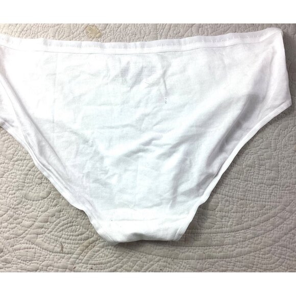 Set of 2 Victorias Secret White Hipster Bikini Panties XL NWOT*Red Thong L NWT - Picture 4 of 9